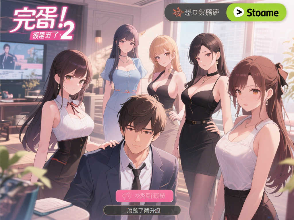 《完蛋!我又被绝色美女包围了!2》Steam页面震撼发布! 《完蛋!我又被绝色美女包围了!2》Steam页面震撼发布!