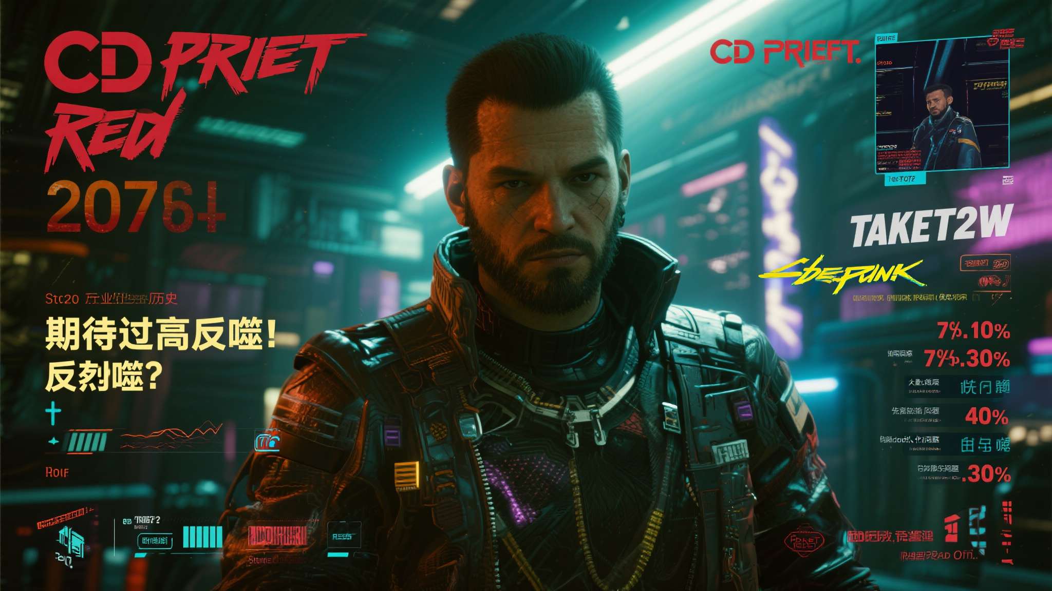 Take-Two老大坦言 外界对《GTA6》的超高期待让他恐惧 回顾游戏行业历史,"期待过高反噬"的案例并不罕见。2020年发布的赛博朋克207